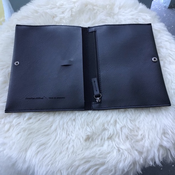 This is Ground All Leather Bi-fold Travel Passport Documents Pouch - Picture 5 of 9